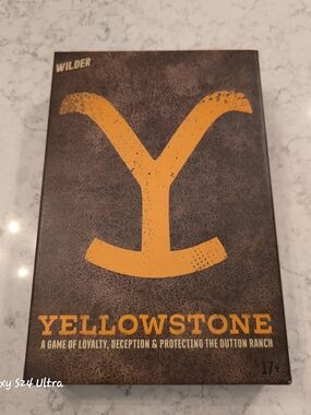 Yellowstone Board Game - Brown & Yellow